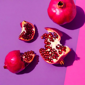 frullato di cavolfiore, melograno e mirtilli - melograno